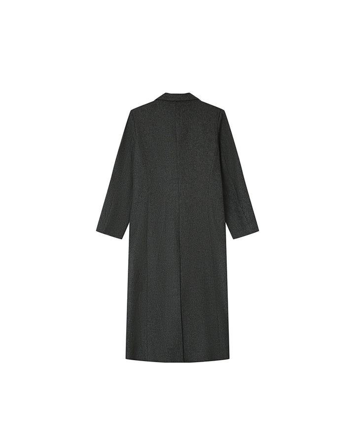 Manteau en laine anthracite Smith