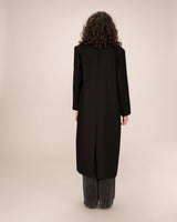 Manteau en laine noir Smith