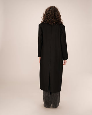 MANTEAU NOIR SMITH