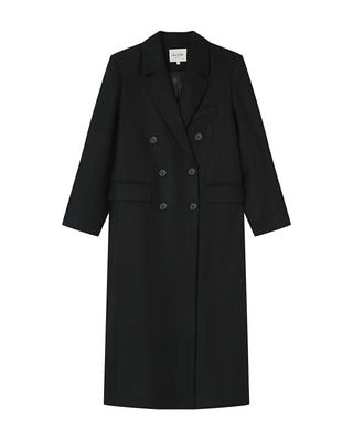 MANTEAU NOIR SMITH