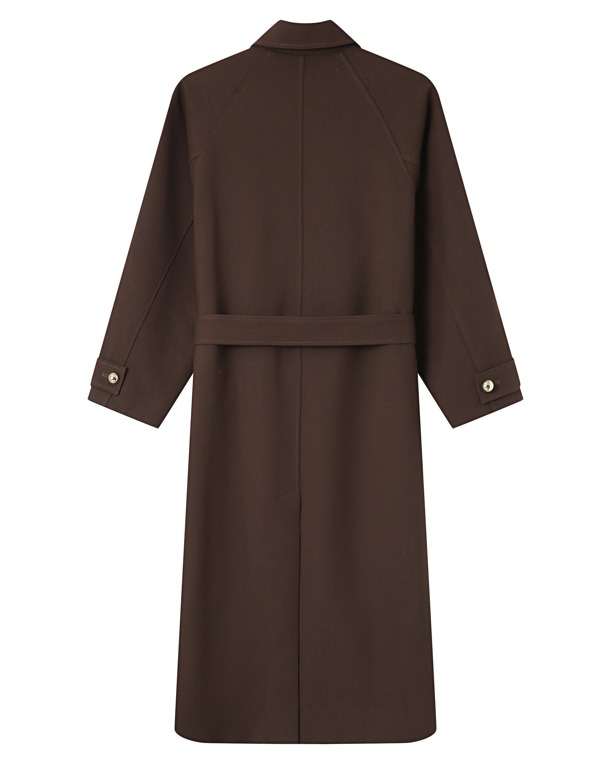 Long trench coat chocolatee Scott