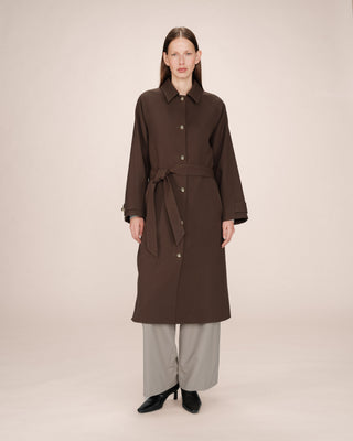 MANTEAU CHOCOLAT SCOTT