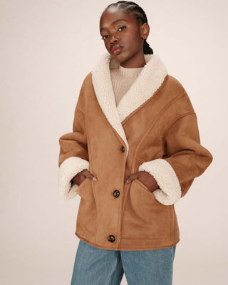 MANTEAU CAMEL SWAN