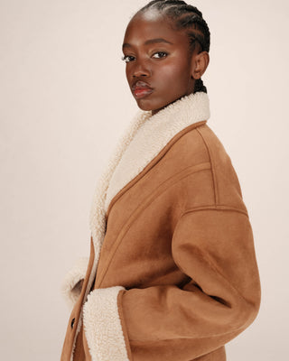 MANTEAU CAMEL SWAN