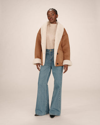 MANTEAU CAMEL SWAN