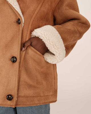 MANTEAU CAMEL SWAN