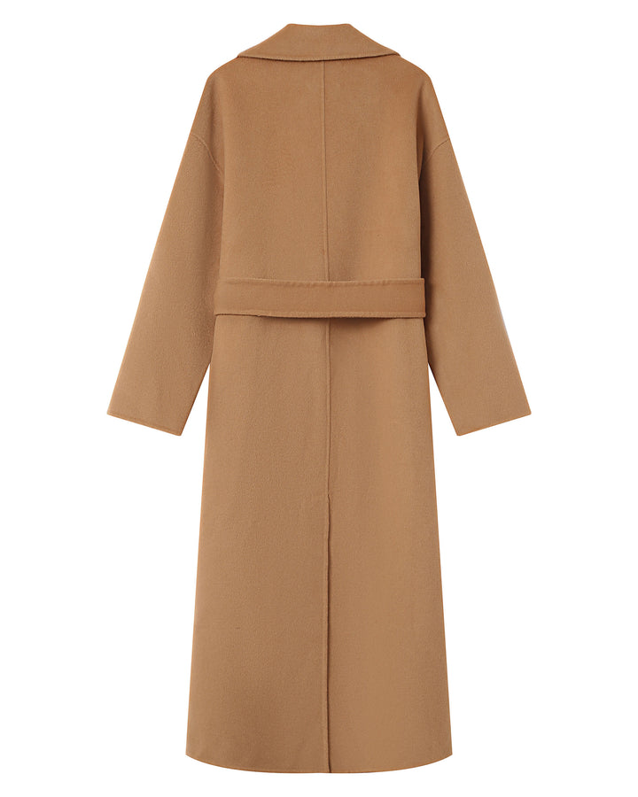 Manteau en laine camel Stone