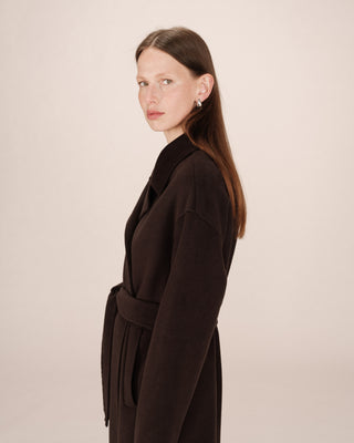 MANTEAU CHOCOLAT STONE
