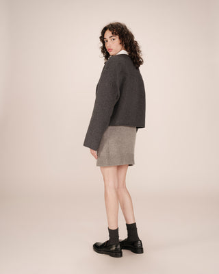 MANTEAU ANTHRACITE STOMY