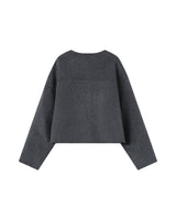 Boxy wool jacket anthracite Stomy