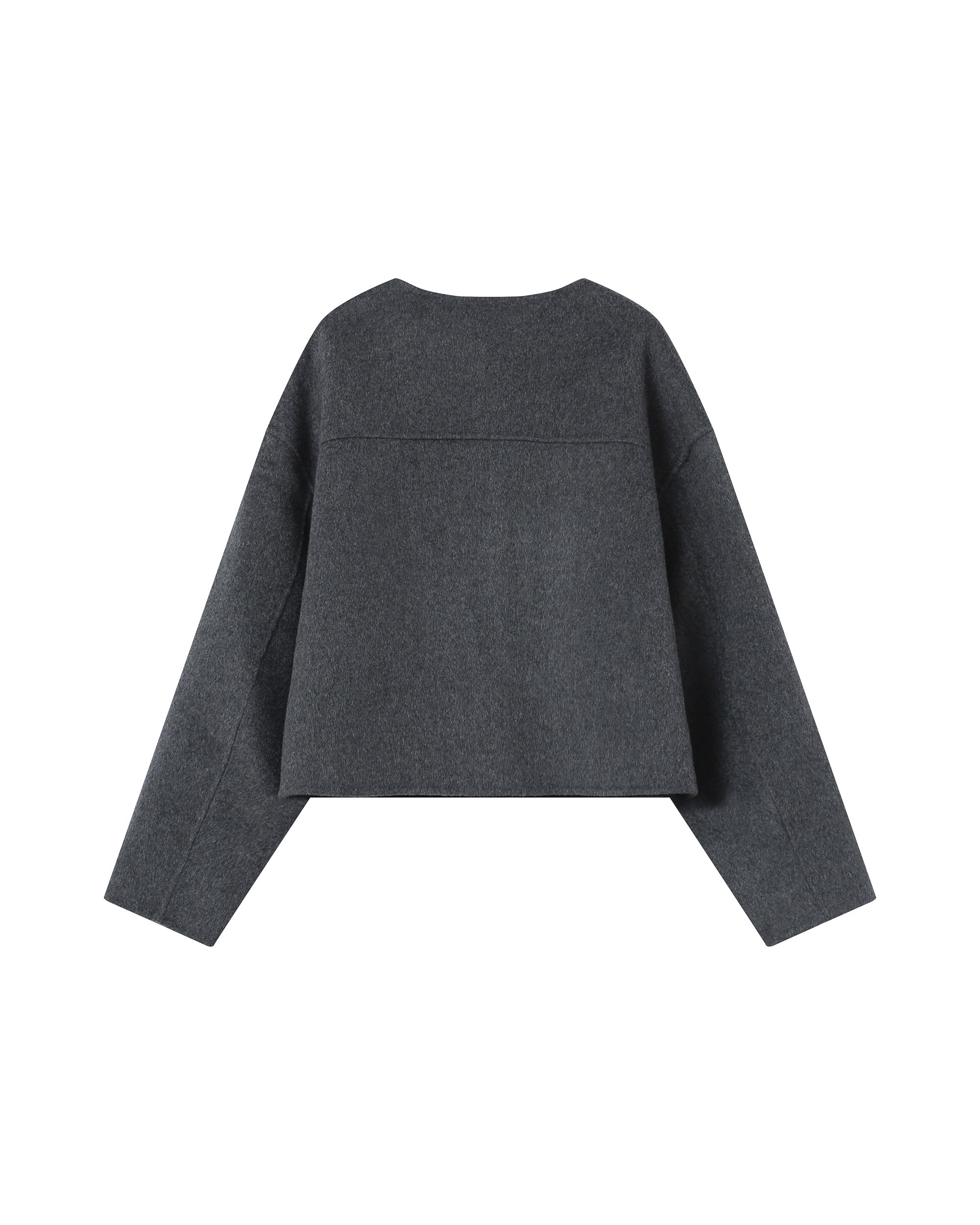 Boxy wool jacket anthracite Stomy
