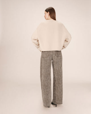 MANTEAU GREIGE STOMY