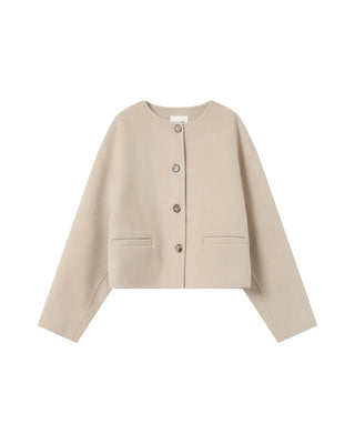 MANTEAU GREIGE STOMY