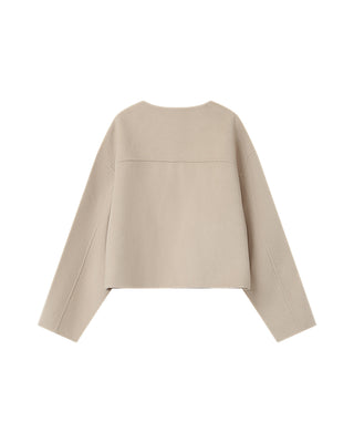 MANTEAU GREIGE STOMY