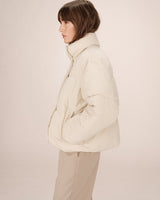 Short padded jacket beige Sonic