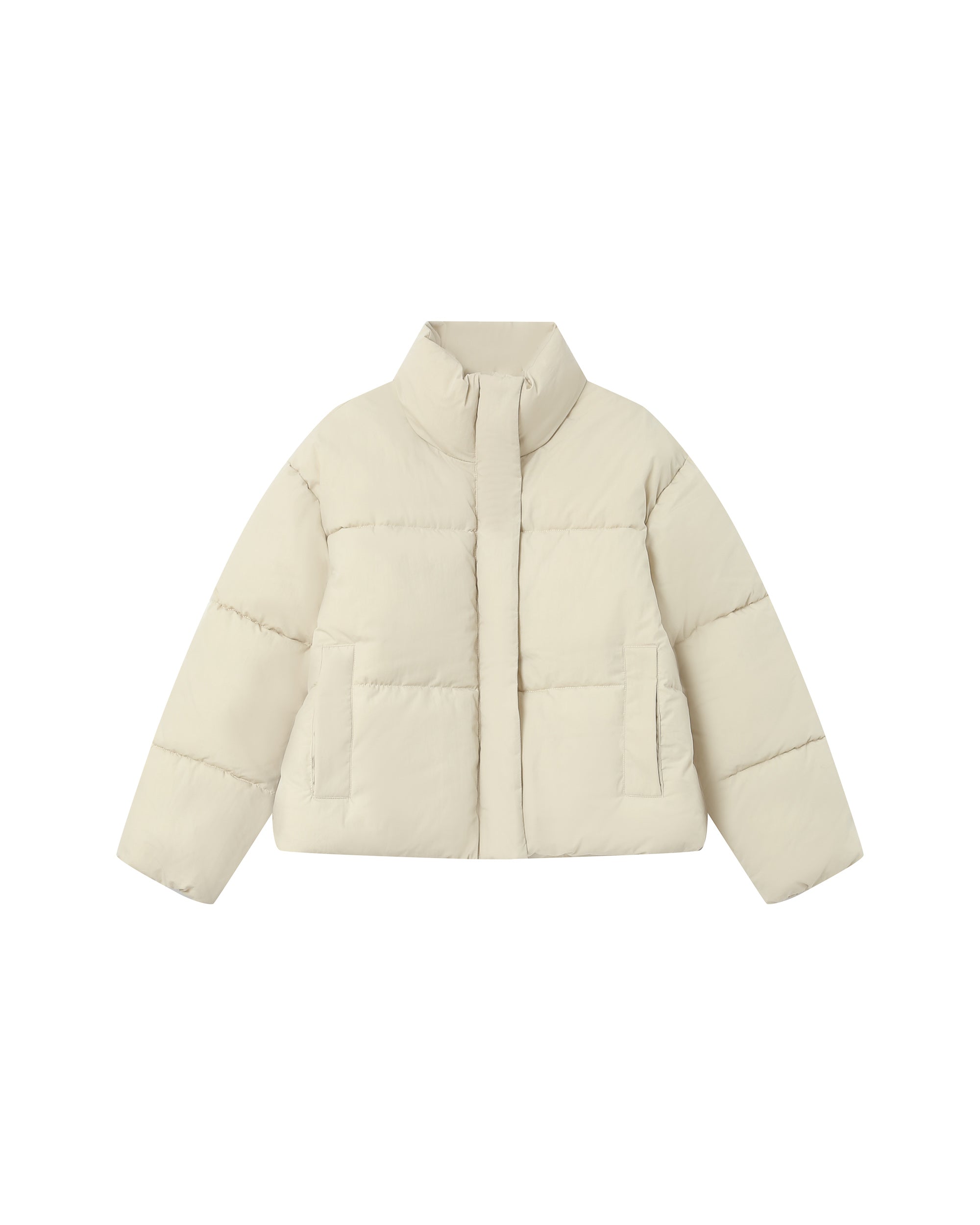 Short padded jacket beige Sonic