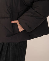 Short padded jacket black Sonic