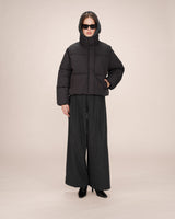 Short padded jacket black Sonic