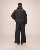 Short padded jacket black Sonic