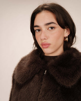 MANTEAU CHOCOLAT SHONNA