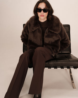MANTEAU CHOCOLAT SHONNA