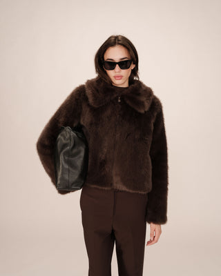 MANTEAU CHOCOLAT SHONNA