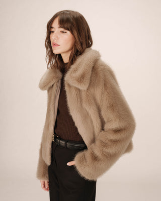 MANTEAU GREIGE SHONNA
