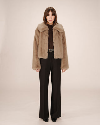 MANTEAU GREIGE SHONNA