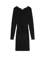 Robe courte en lurex noir Tea