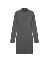 Robe courte en maille anthracite Talcy