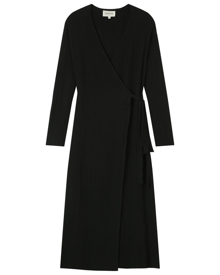 Wrap knit dress Grace & Mila Wrap knit dress Grace & Mila
