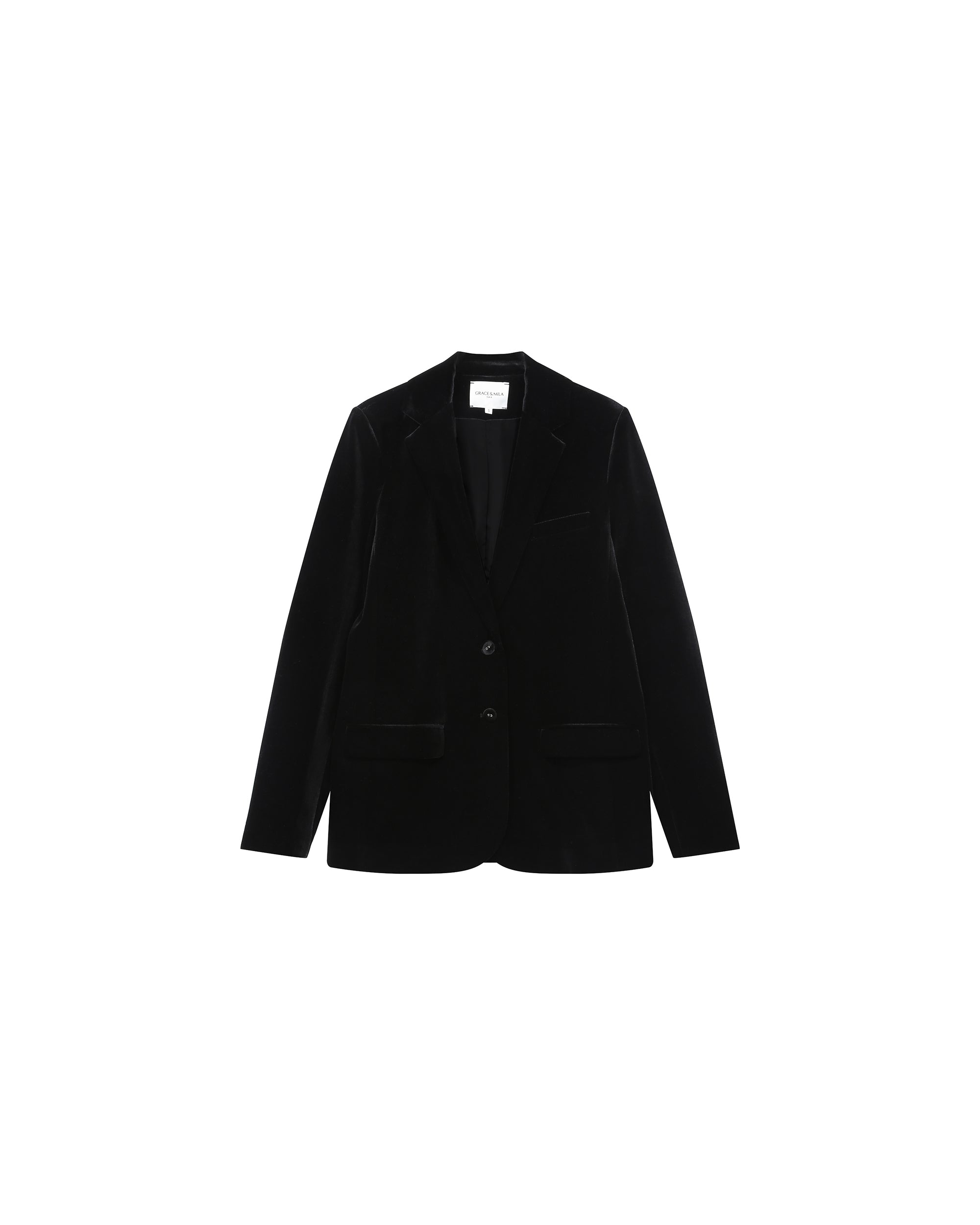 Velvet blazer black Tofu