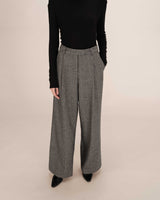 Pantalon tailleur laine anthracite Times