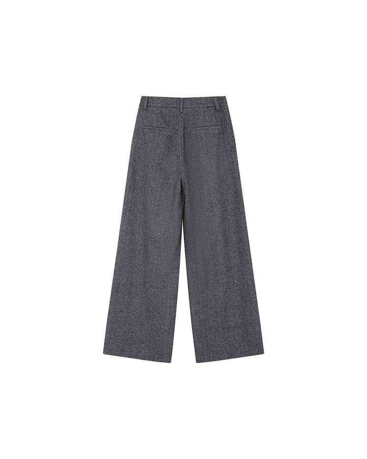 Pantalon tailleur laine anthracite Times