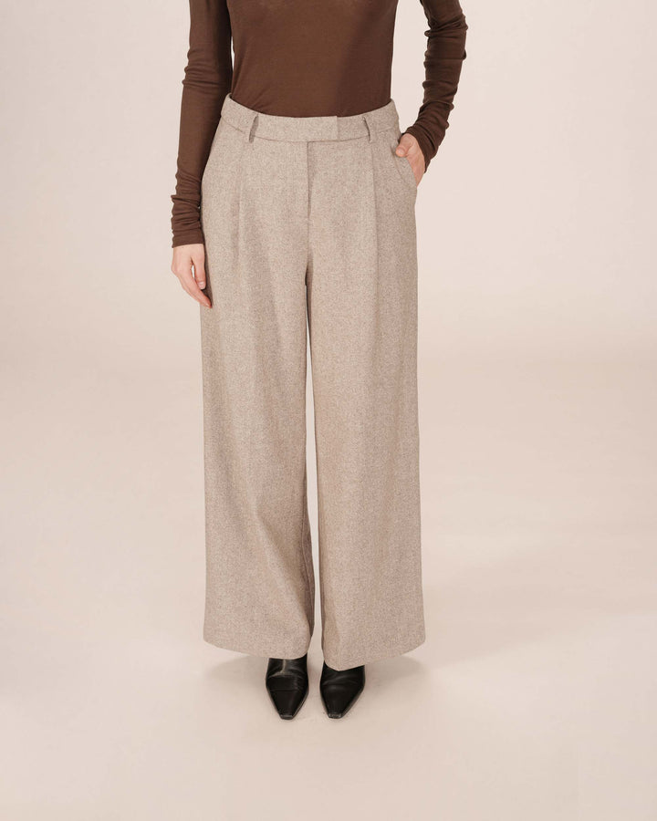 Pantalon tailleur laine grege Times