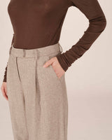 Pantalon tailleur laine grege Times