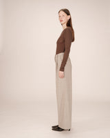 Pantalon tailleur laine grege Times