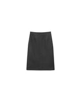 Jupe crayon en laine anthracite Tonya