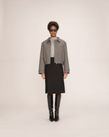 Jupe crayon en laine noir Tonya