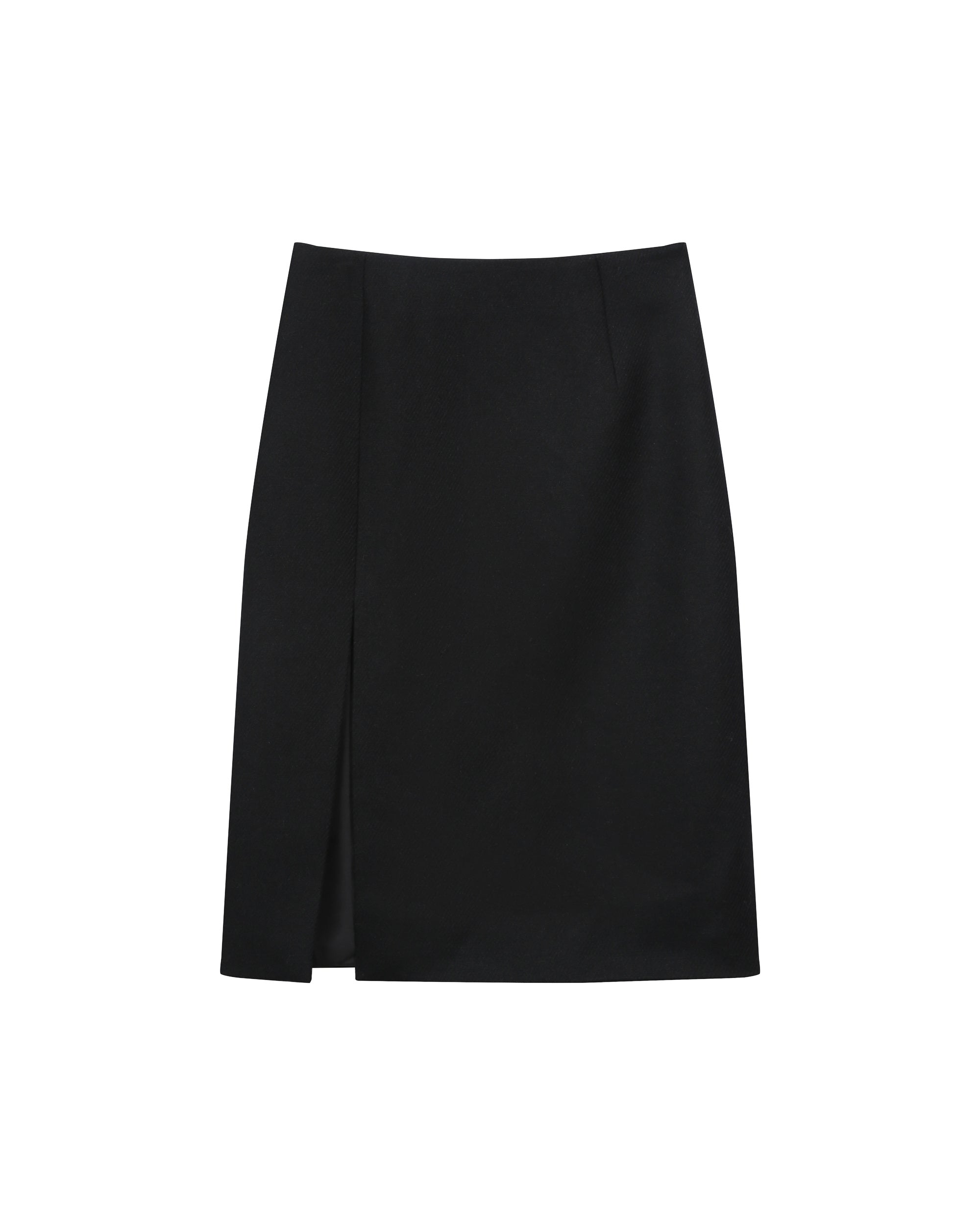 Jupe crayon en laine noir Tonya