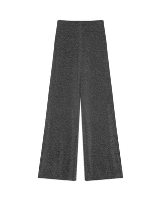 Pantalon large en lurex argent Truth