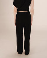 Pantalon large en lurex noir Truth