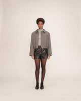 Short simili cuir noir Travis