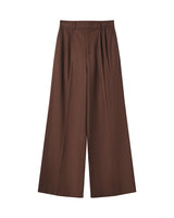 Pantalon de tailleur chocolat Tatum