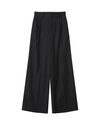 Pantalon de tailleur noir Tatum