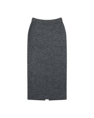 Knit pencil skirt anthracite Toundra