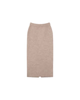 Jupe crayon en maille taupe Toundra
