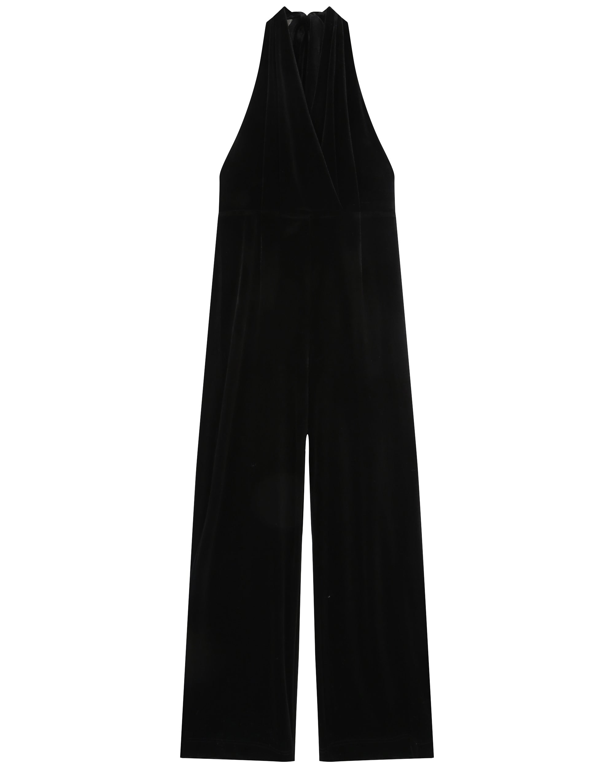 Combinaison pantalon velours noir Tahara