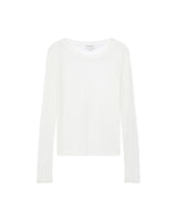 Top transparent en jersey ivoire Toni