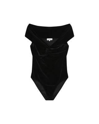 Body épaules dénudées noir Timeon